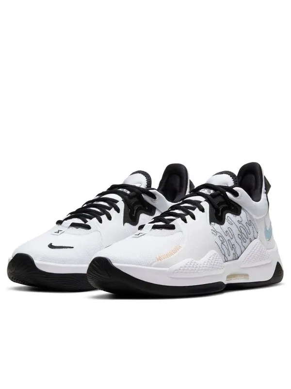 Кроссовки pg 5 ep 'white black' Nike — изображение 3 из 4, белый/черный