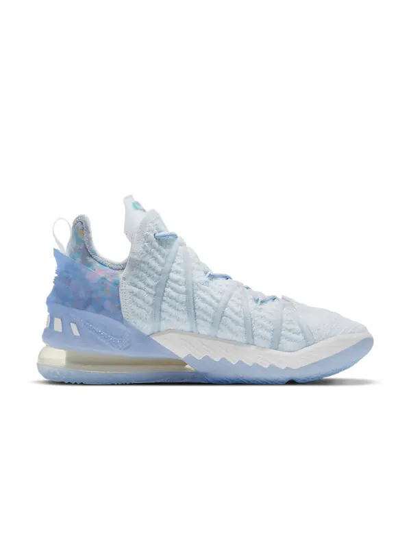 Кроссовки lebron 18 'play for the future' Nike — изображение 2 из 4, белый/синий
