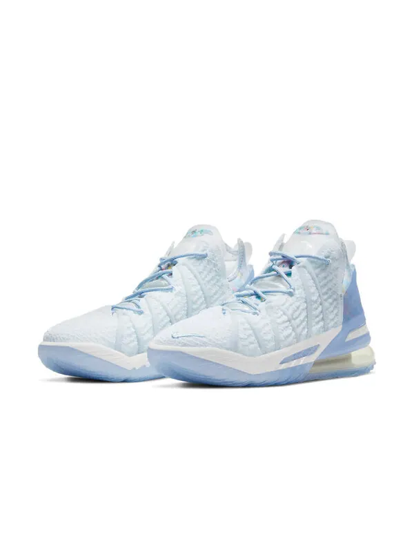 Кроссовки lebron 18 'play for the future' Nike — изображение 3 из 4, белый/синий