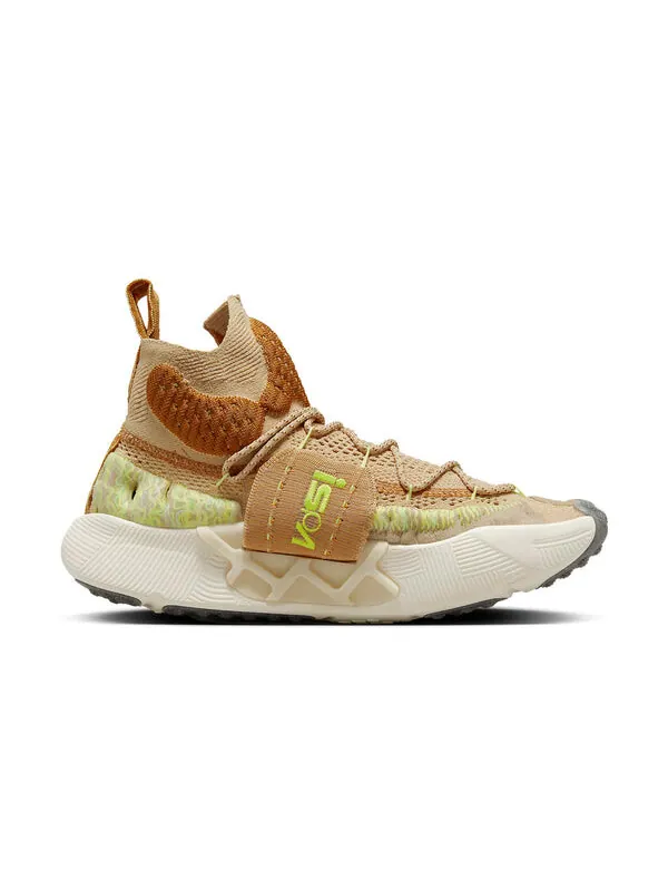 Кроссовки ispa sense flyknit 'sesame' Nike — изображение 2 из 4, бежевый