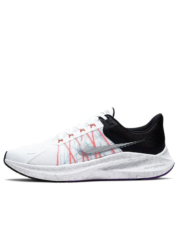 Кроссовки winflo 8 Nike — изображение 1 из 4, белый/серебристый-черный