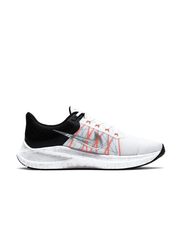 Кроссовки winflo 8 Nike — изображение 2 из 4, белый/серебристый-черный