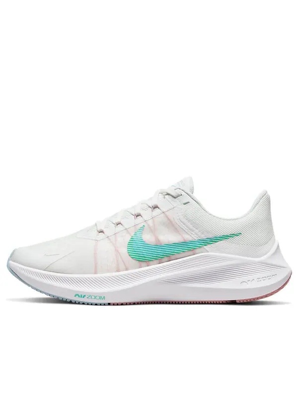 Кроссовки zoom winflo 8 Nike — изображение 1 из 4, белый/зеленый/розовый