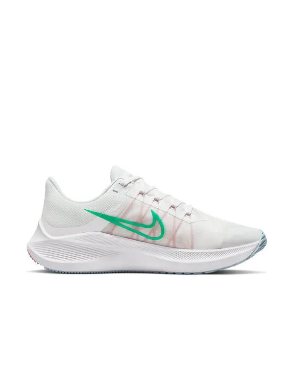 Кроссовки zoom winflo 8 Nike — изображение 2 из 4, белый/зеленый/розовый