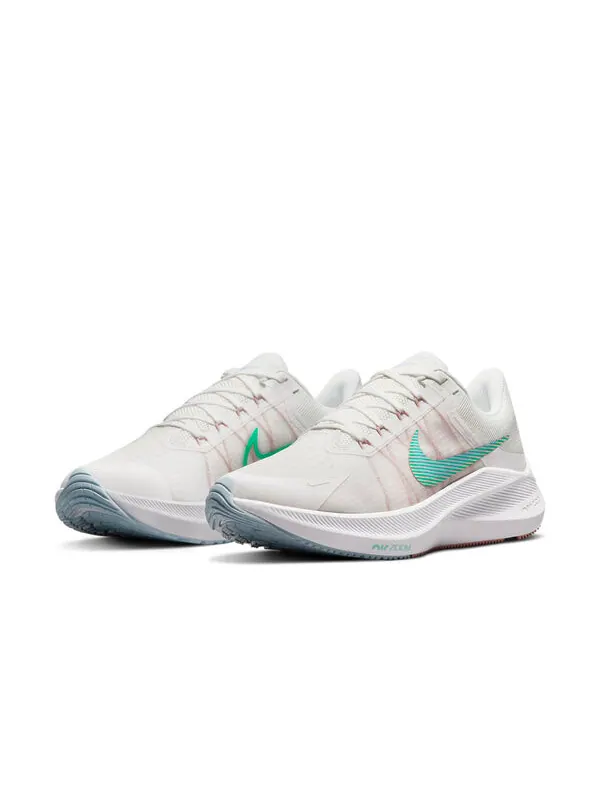 Кроссовки zoom winflo 8 Nike — изображение 3 из 4, белый/зеленый/розовый