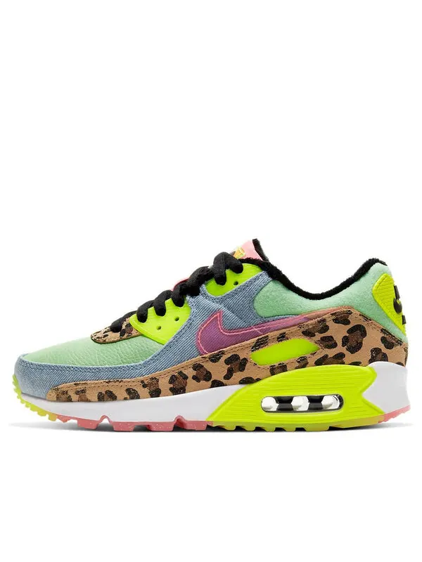 Кроссовки air max 90 lx Nike — изображение 1 из 4, зеленый//черный/белый