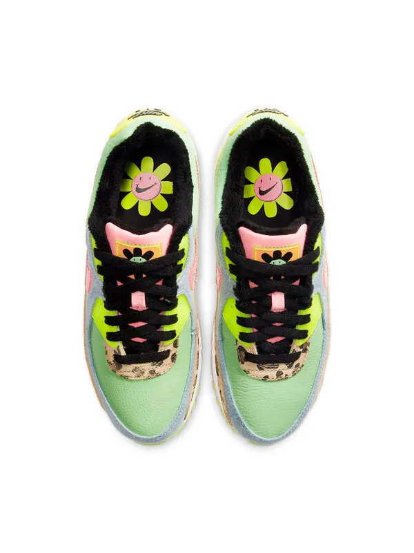 Кроссовки air max 90 lx Nike — изображение 4 из 4, зеленый//черный/белый