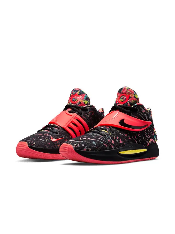 Кроссовки кд 14 Nike — изображение 3 из 4, красный/черный