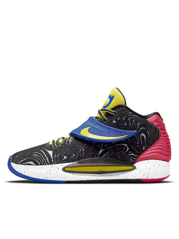 Кроссовки кд 14 Nike — изображение 1 из 4, черный/синий/красный