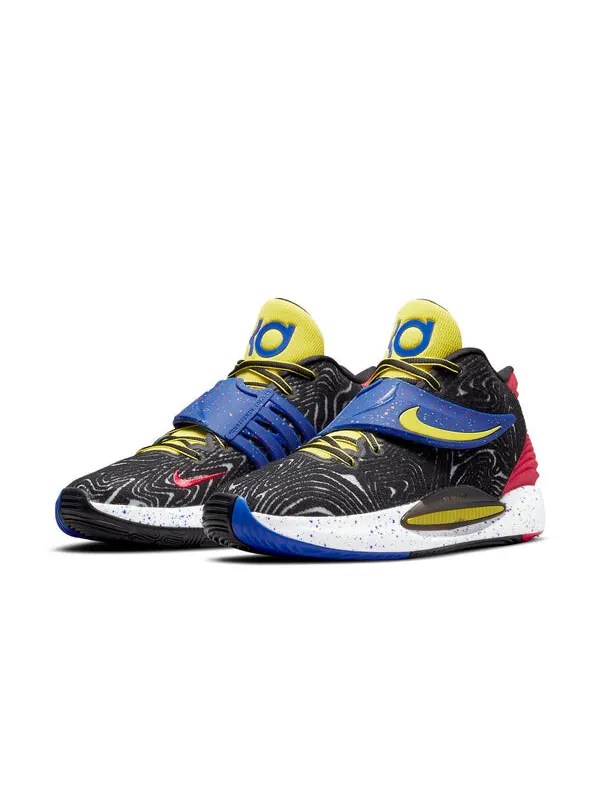 Кроссовки кд 14 Nike — изображение 3 из 4, черный/синий/красный
