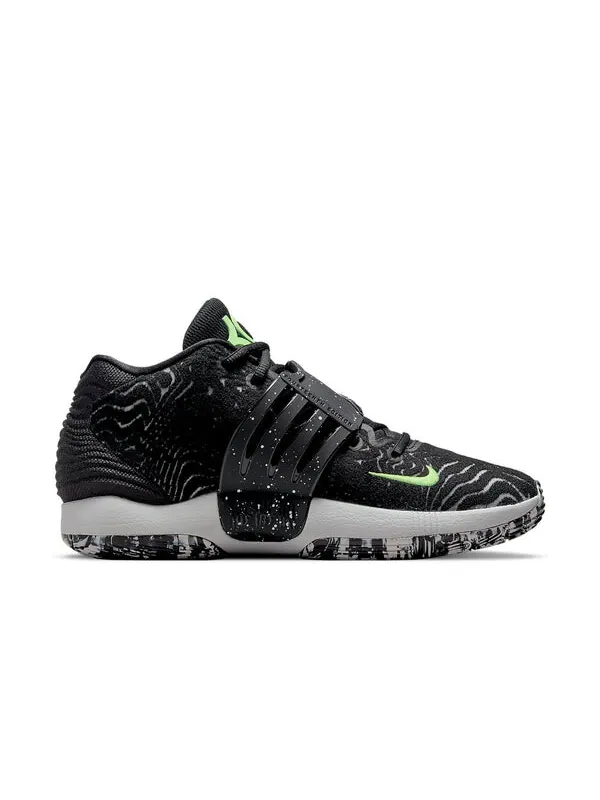 Кроссовки кд 14 Nike — изображение 2 из 4, черный/белый/зеленый