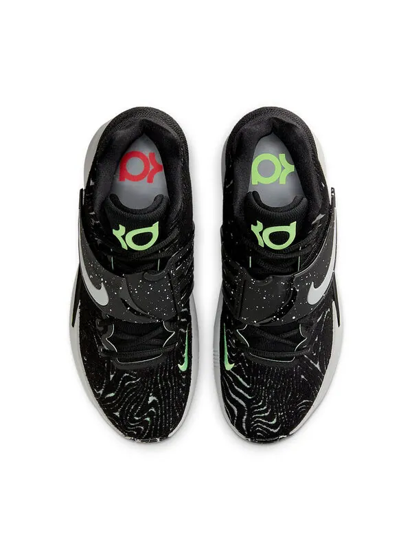 Кроссовки кд 14 Nike — изображение 4 из 4, черный/белый/зеленый