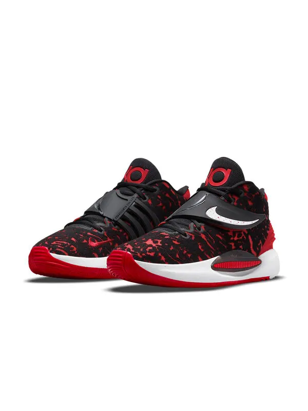 Кроссовки кд 14 Nike — изображение 3 из 4, черный/красный