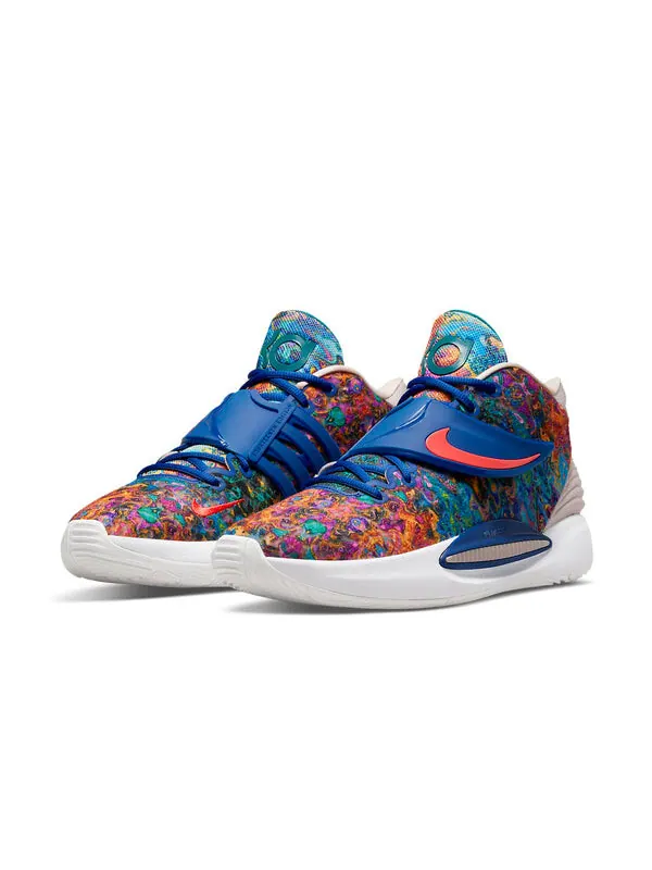 Кроссовки кд 14 Nike — изображение 3 из 4, синий