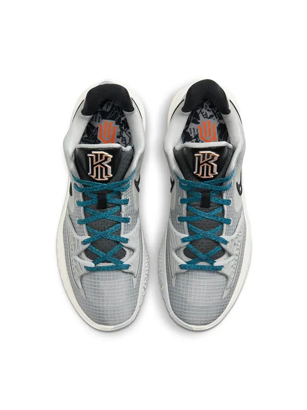 Кроссовки kyrie low 4 Nike — изображение 4 из 4, белый/серый/черный