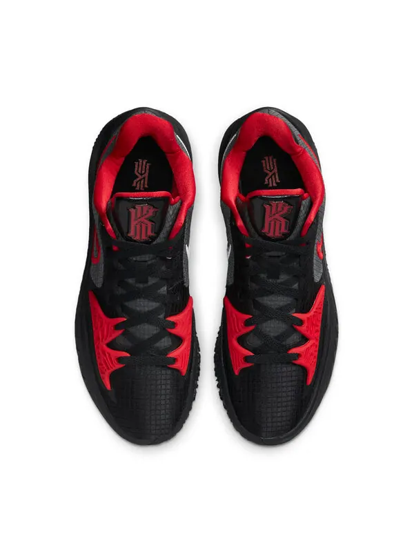 Кроссовки kyrie low 4 'bred' Nike — изображение 4 из 4, черный/красный