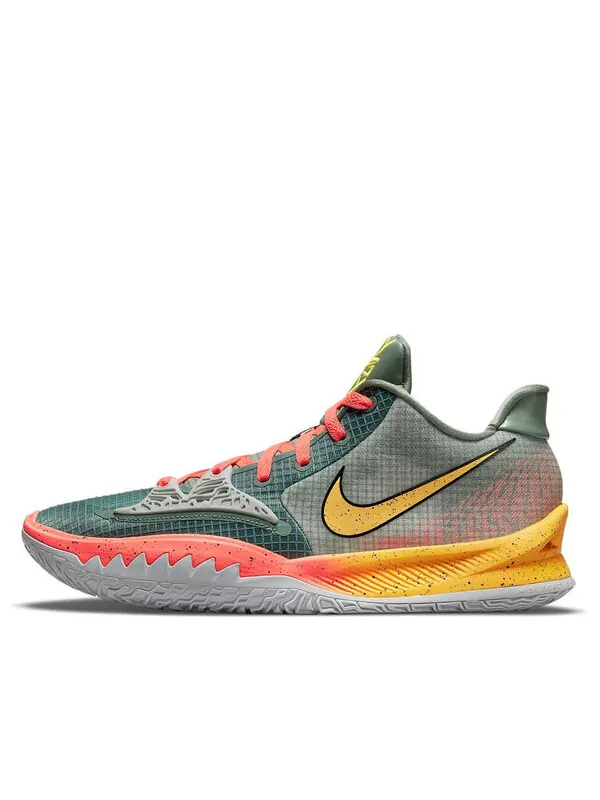 Кроссовки kyrie 4 низкие Nike — изображение 1 из 4, серый/розовый/желтый