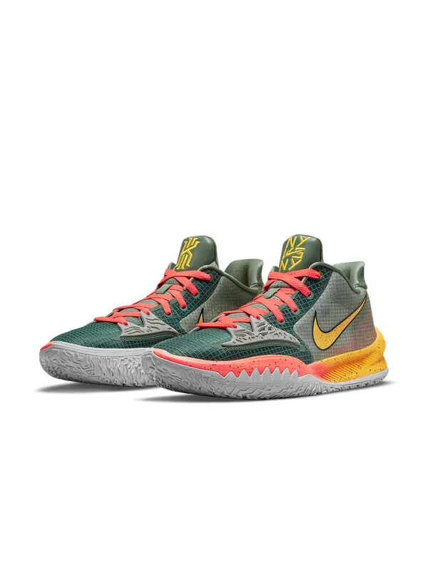 Кроссовки kyrie 4 низкие Nike — изображение 3 из 4, серый/розовый/желтый
