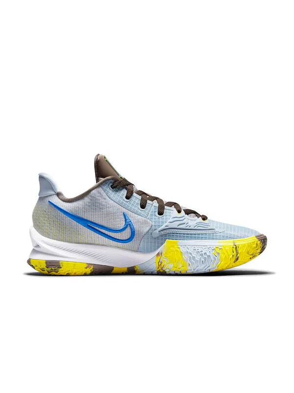 Кроссовки kyrie low 4 Nike — изображение 2 из 4, синий/серый/желтый