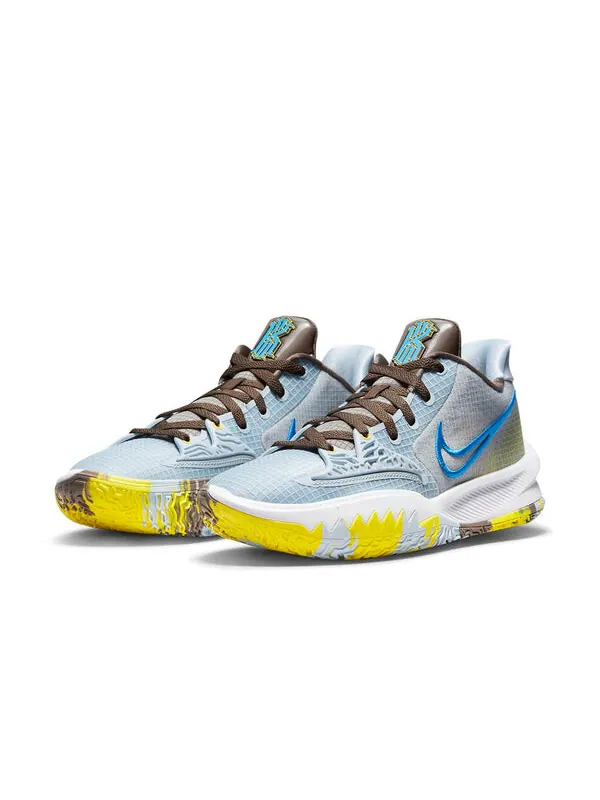 Кроссовки kyrie low 4 Nike — изображение 3 из 4, синий/серый/желтый