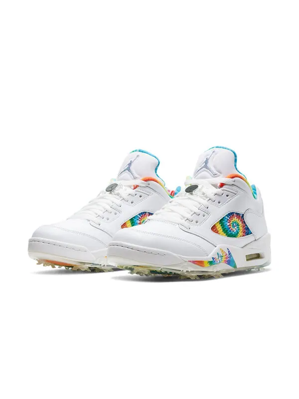 Кроссовки 5 низкие гольф Air Jordan — изображение 4 из 4, белый