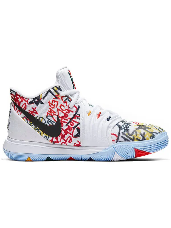 Кроссовки sue bird x kyrie 5 Nike — изображение 2 из 4, белый