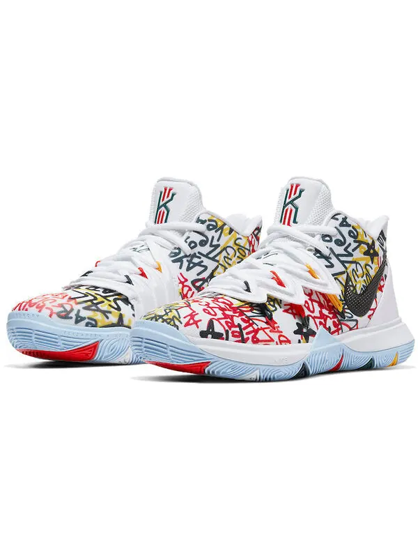 Кроссовки sue bird x kyrie 5 Nike — изображение 3 из 4, белый