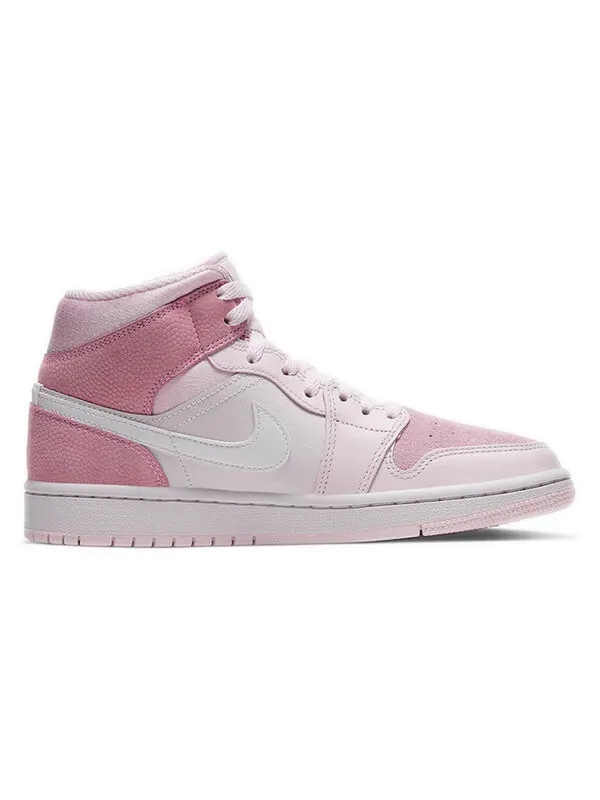 Кроссовки 1 средние Air Jordan — изображение 2 из 4, розовый/белый/розовый