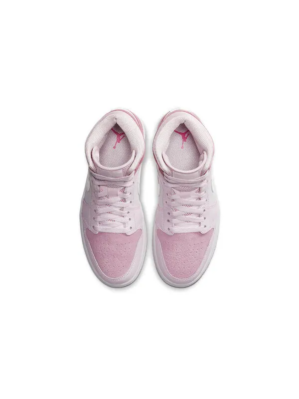 Кроссовки 1 средние Air Jordan — изображение 4 из 4, розовый/белый/розовый