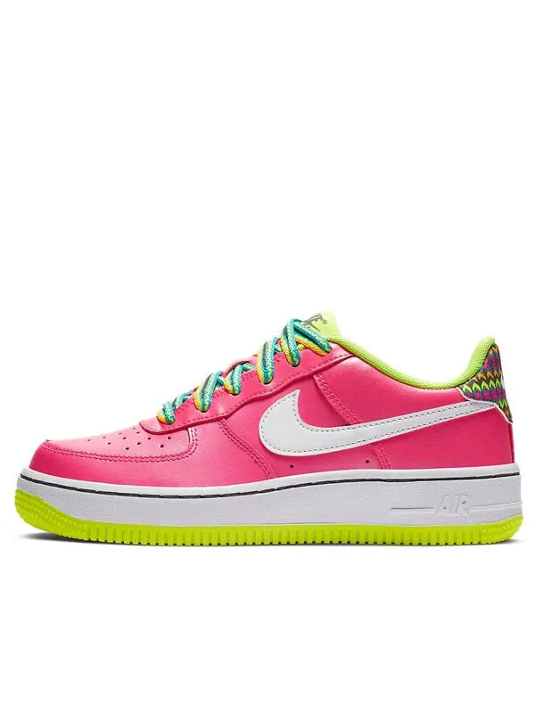 Кроссовки Air Force 1 Nike — изображение 1 из 4, розовый жёлтый белый