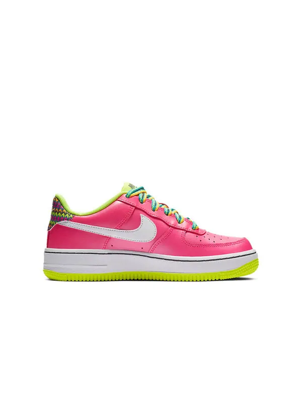 Кроссовки Air Force 1 Nike — изображение 2 из 4, розовый жёлтый белый