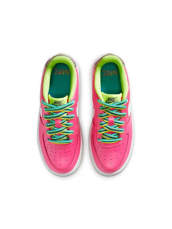 Кроссовки Air Force 1 Nike — изображение 4 из 4, розовый жёлтый белый
