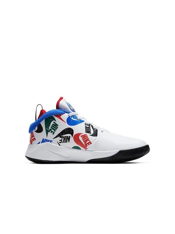 Кроссовки команда hustle d 9 Nike — изображение 2 из 4, черный/белый/синий