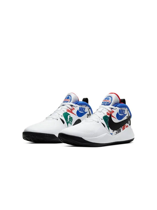 Кроссовки команда hustle d 9 Nike — изображение 3 из 4, черный/белый/синий