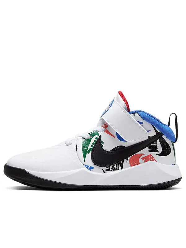 Кроссовки команда hustle d9 Nike — изображение 1 из 4, белый/синий/красный