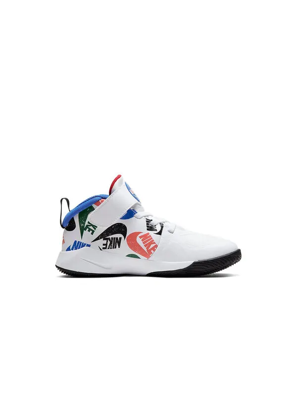 Кроссовки команда hustle d9 Nike — изображение 2 из 4, белый/синий/красный
