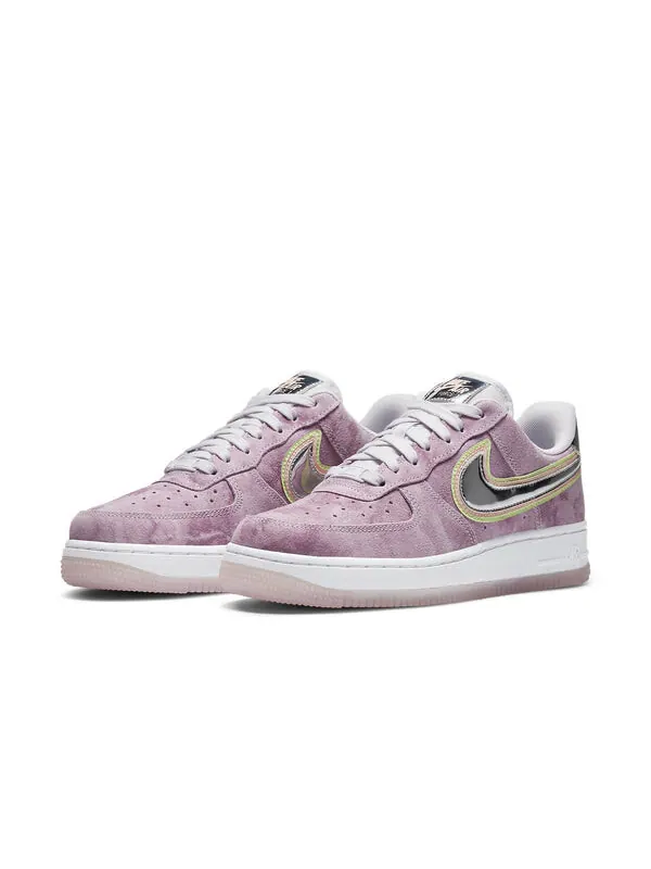 Кроссовки air force 1 низкие Nike — изображение 3 из 4, серебристо-фиолетовый