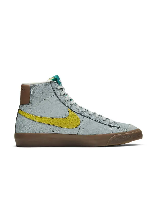 Кроссовки ben simmons x blazer mid '77 'pregame pack - motivation' Nike — изображение 2 из 4, серый/желтый