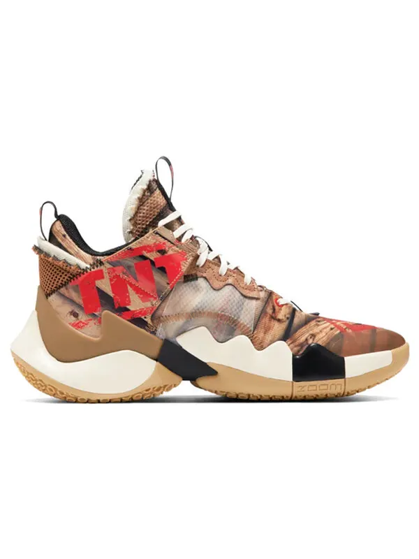 Кроссовки почему бы не zer0.2 se Air Jordan, мульитколор — изображение 2 из 4, мульти-/черный-красный