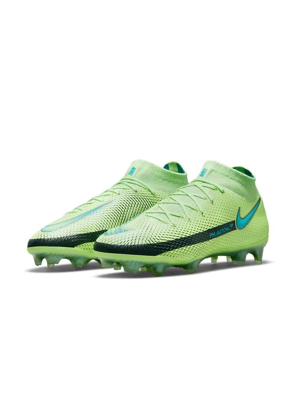 Кроссовки фантом gt elite df fg Nike — изображение 4 из 4, зеленый/белый/черный