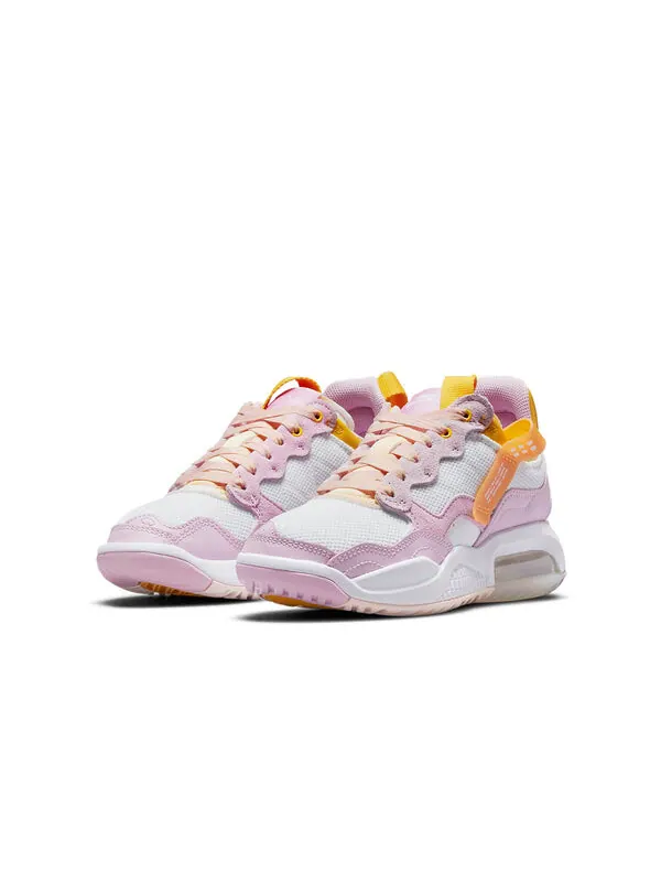Кроссовки ma2 Air Jordan — изображение 3 из 4, белый/розовый/желтый