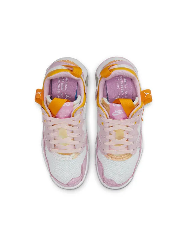 Кроссовки ma2 Air Jordan — изображение 4 из 4, белый/розовый/желтый