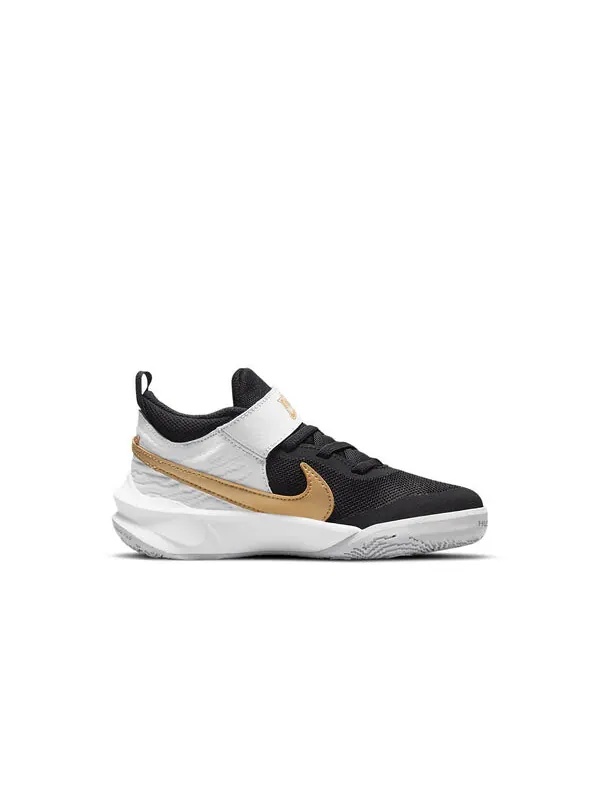 Кроссовки команда hustle d10 Nike — изображение 2 из 4, черный/белый/золотистый