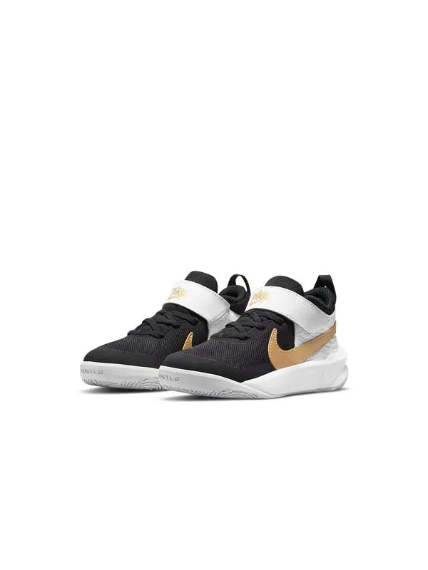 Кроссовки команда hustle d10 Nike — изображение 3 из 4, черный/белый/золотистый