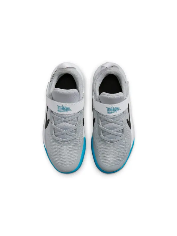 Кроссовки команда hustle d 10 Nike — изображение 4 из 4, белый/серый/синий/черный