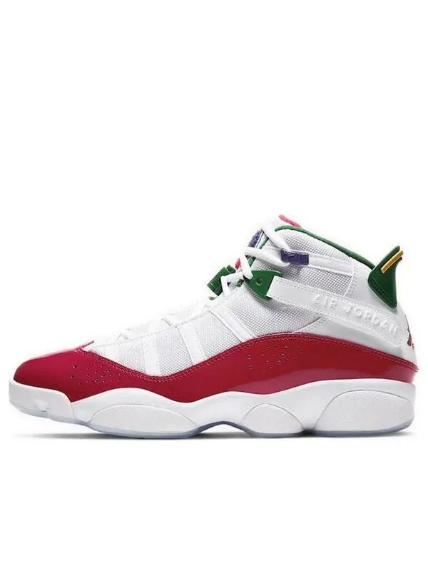 Кроссовки 6 колец Air Jordan — изображение 1 из 4, белый, красный