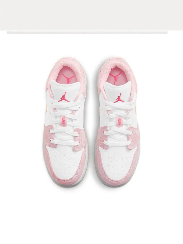 Кроссовки 1 low 'strawberry ice cream' Air Jordan — изображение 4 из 4, бледный/белый/розовый
