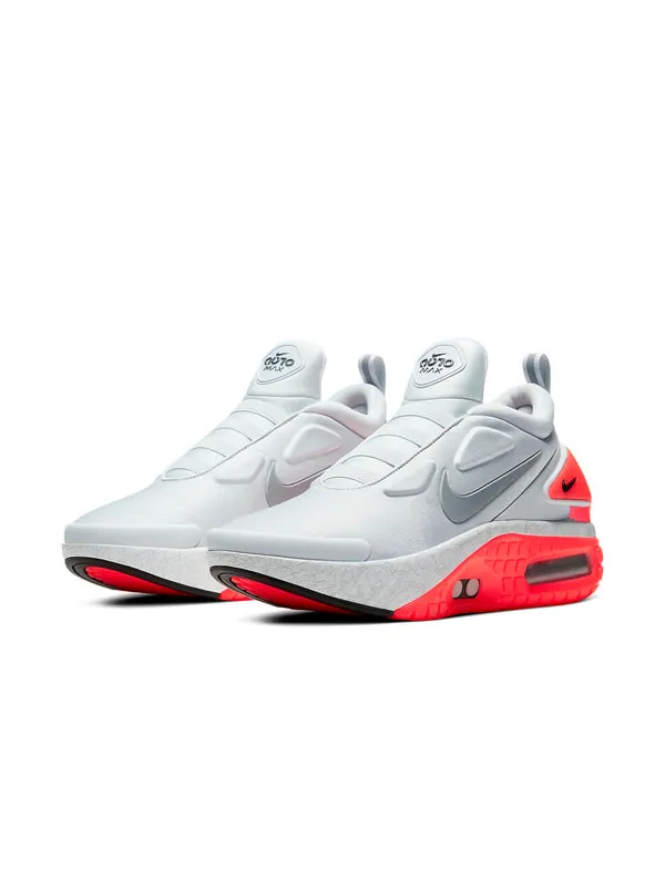 Кроссовки adapt auto max 'infrared' Nike — изображение 3 из 4, платиновый/серый