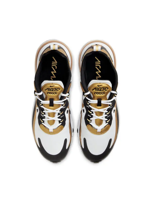 Кроссовки air max 270 react Nike — изображение 4 из 4, черный/золотистый