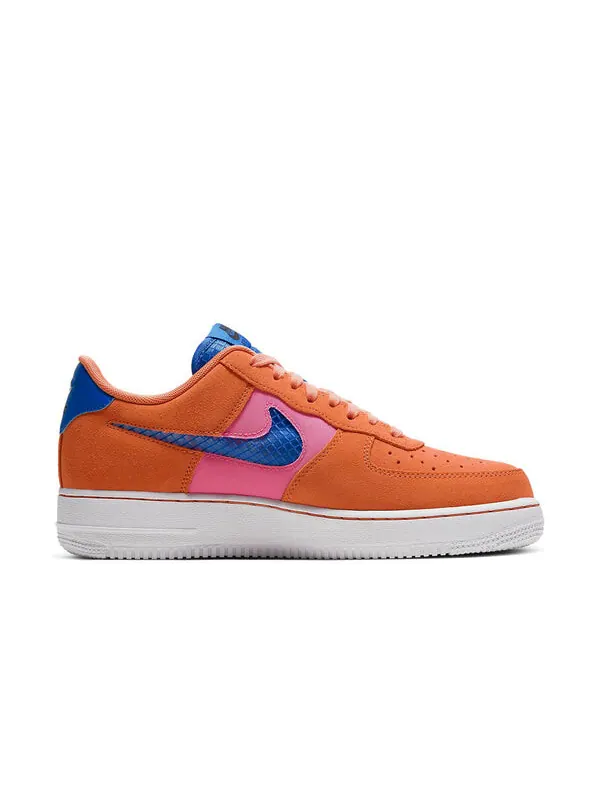 Кроссовки air force 1 '07 lv8 'orange trance' Nike — изображение 2 из 4, синий/оранжевый